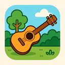 icon_nature_guitar_cartoon icon preview