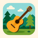 icon_nature_guitar_flat_design icon preview