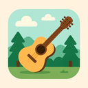 icon_nature_guitar_flat_pastel icon preview
