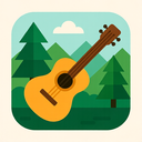 icon_nature_guitar_geometric icon preview