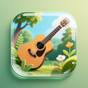 icon_nature_guitar_glassy icon preview