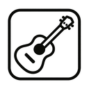 icon_nature_guitar_monochrome icon preview