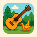 icon_nature_guitar_origami icon preview