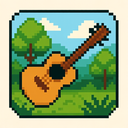 icon_nature_guitar_pixel_art icon preview