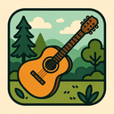 icon_nature_guitar_retro icon preview
