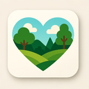 icon_nature_heart_asymmetrical icon preview