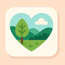 icon_nature_heart_flat_pastel icon preview
