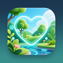 icon_nature_heart_futuristic icon preview