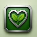 icon_nature_heart_metallic icon preview