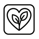 icon_nature_heart_monochrome icon preview