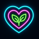 icon_nature_heart_neon icon preview