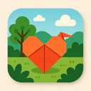 icon_nature_heart_origami icon preview