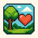 icon_nature_heart_pixel_art icon preview