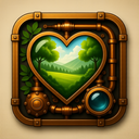 icon_nature_heart_steampunk icon preview