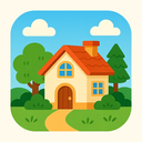 icon_nature_house_cartoon icon preview