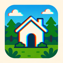 icon_nature_house_digital_glitch icon preview
