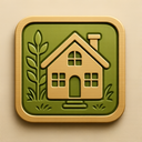 icon_nature_house_embossed icon preview