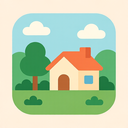 icon_nature_house_flat_pastel icon preview