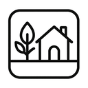 icon_nature_house_monochrome icon preview
