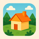 icon_nature_house_origami icon preview
