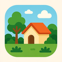 icon_nature_house_rounded icon preview