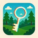 icon_nature_key_digital_glitch icon preview