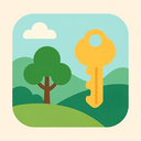 icon_nature_key_flat_pastel icon preview
