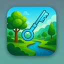 icon_nature_key_futuristic icon preview