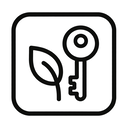 icon_nature_key_monochrome icon preview