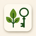 icon_nature_key_simplified icon preview