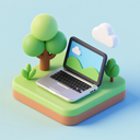 icon_nature_laptop_3d_isometric icon preview