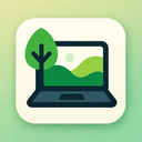 icon_nature_laptop_abstract icon preview