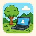 icon_nature_laptop_cartoon icon preview