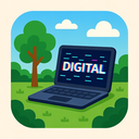 icon_nature_laptop_digital_glitch icon preview