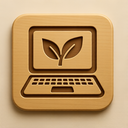 icon_nature_laptop_embossed icon preview