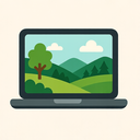 icon_nature_laptop_filled icon preview