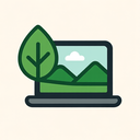 icon_nature_laptop_geometric icon preview