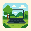icon_nature_laptop_iconic icon preview