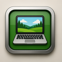 icon_nature_laptop_metallic icon preview