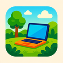icon_nature_laptop_vibrant_colors icon preview