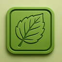 icon_nature_leaf_embossed icon preview