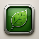 icon_nature_leaf_metallic icon preview