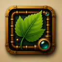 icon_nature_leaf_steampunk icon preview