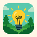 icon_nature_light_bulb_flat_design icon preview