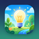 icon_nature_light_bulb_futuristic icon preview