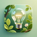 icon_nature_light_bulb_glassy icon preview