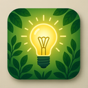 icon_nature_light_bulb_glow_effect icon preview
