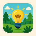 icon_nature_light_bulb_iconic icon preview