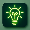 icon_nature_light_bulb_neon icon preview