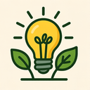 icon_nature_light_bulb_organic icon preview
